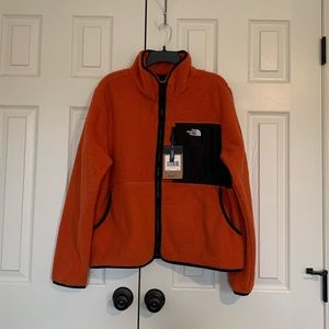 North Face fleece zip up jacket